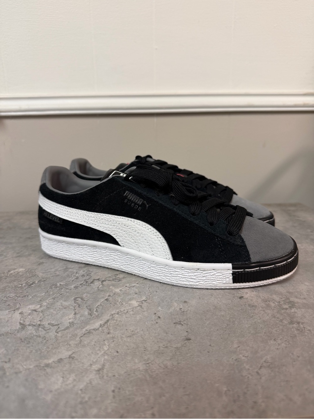 PUMA x Cordae Suede Hi Level Black White Gray Men’s 6